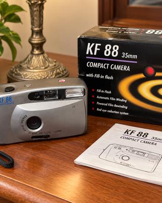 KF 88 35mm COMPACT CAMERA CON SCATOLA ORIGINALE