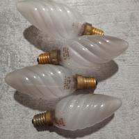 Luci a incandescenza tortiglione smerigliato E14