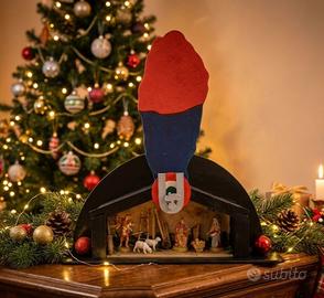 Cappello Carabinieri con presepe e illuminazione 