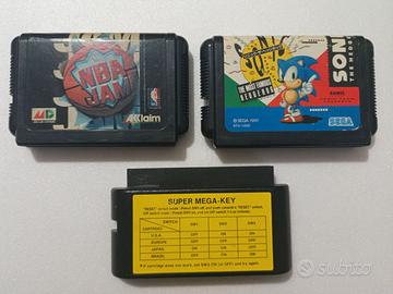 Videogiochi vintage Megadrive (pacchetto Jap)