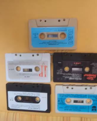 cassette originali  in blocco