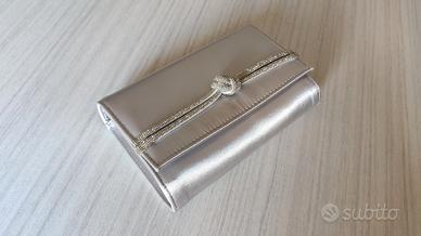 Borsa argento pochette Eks