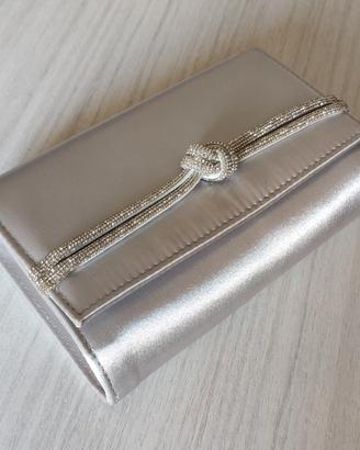 Borsa argento pochette Eks