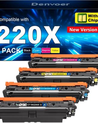 Toner 220X per HP Laser Jet Pro Serie (anche MFP)