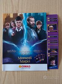 Album nuovo Harry Potter Momenti Magici Conad  