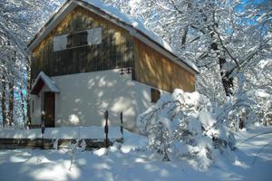 Caratteristico chalet di montagna
