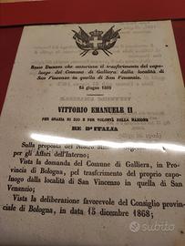 documenti da collezione