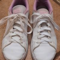 Scarpe Adidas Advantage bianco lilla, taglia 36