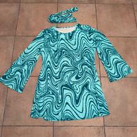 Abito anni 70 fantasia onda