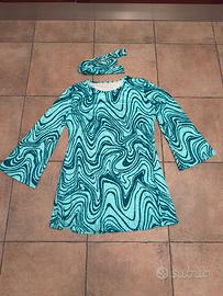 Abito anni 70 fantasia onda