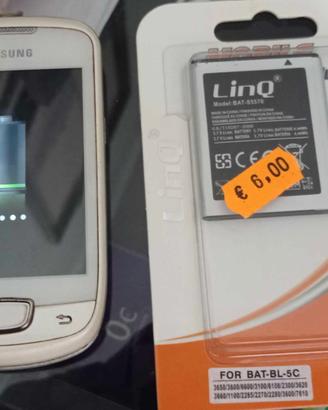 Telefono Samsung +batteria nuova