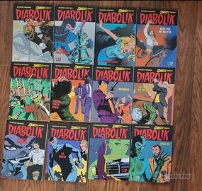 Diabolik fumetto dal 316 fino 340 (tranne il 339)
