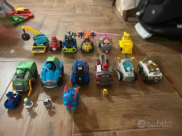 Veicoli e personaggi Paw Patrol