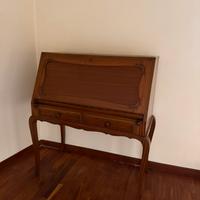 Ribalta scrivania segretarie vintage antico legno