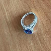 Anello tanzanite 18k