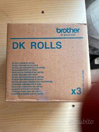 etichette Brother DK11204 kit 3 pezzi