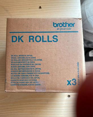 etichette Brother DK11204 kit 3 pezzi
