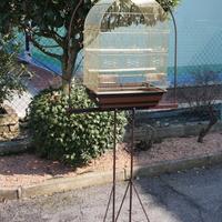 Porta gabbia in metallo