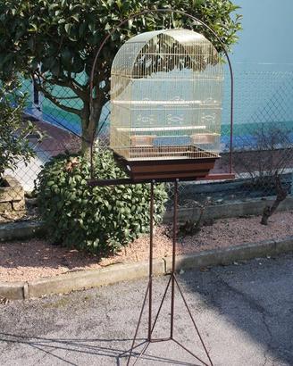 Porta gabbia in metallo