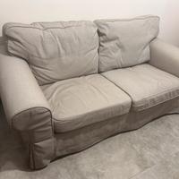 Divano IKEA Ektorp 2 posti beige sfoderabile