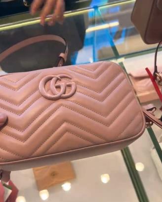 Borsa Gucci camera bag rosa