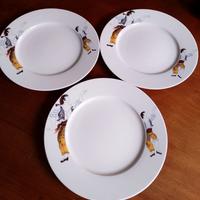 3 piatti piani serie Picasso