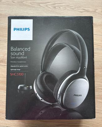 PHILIPS Cuffia HiFi wireless SHC5100