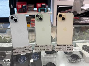 Apple iPhone 15 128GB - PERFETTO PARI NUOVO