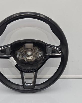 Volante multifunzione sterzo in pelle skoda octav