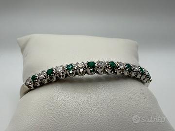 Bracciale rigido oro bianco 18k