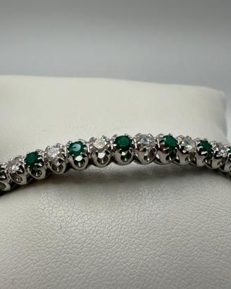 Bracciale rigido oro bianco 18k