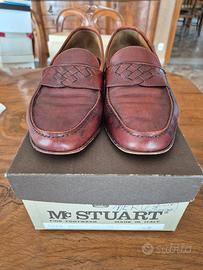 Scarpe in cuoio marrone anni 80-90 taglia 40 e 1/2