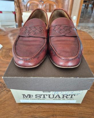 Scarpe in cuoio marrone anni 80-90 taglia 40 e 1/2