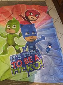 copri piumino letto super pigiamini e peluche 
