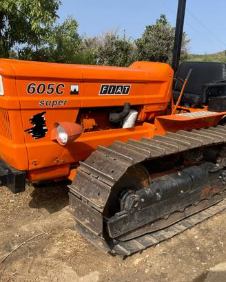 Trattore cingolato fiat 605 c super montagna