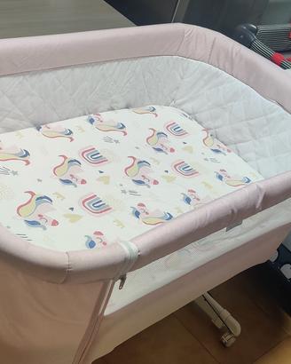 Brevi 880-168 Vicino Culla Fianco Letto, Rosa,

