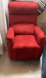 Poltrona Rossa Reclinabile