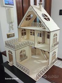 Casa delle bambole 3D già montata