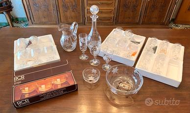 SERVIZIO NUOVO IN CRISTALLO RCR DA 6/8/10 COPERTI