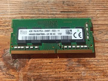 RAM SK Hynix 4GB DDR4 2400MHz SODIMM