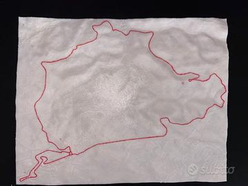 QUADRO CIRCUITO NÜRBURGRING NORDSCHLEIFE Stampa3d