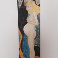 Quadro arredamento olio su tela 100x30