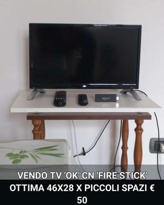 TV 20" + Amazon Fire Stick