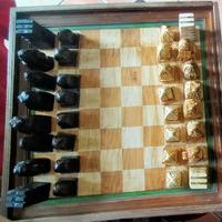 Gioco scacchi anni 70. Replica scacchi tipo Lewis 