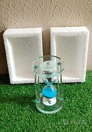 Souvenir in Vetro Clessidra Da 5 Minuti Sabbia Blu