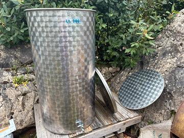 Botte acciaio 200 litri