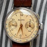 Zais Watch Valjoux 22 1940 Acciaio Carica Manuale 