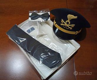 Copricapo tesa da gala cravatta papillon camicia