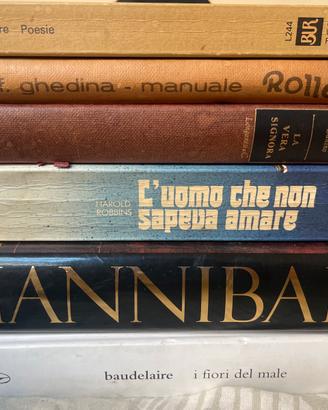 Lotto 6 libri vintage e da collezione