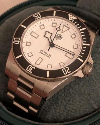Orologio Diver San Martin SN0121T Titanium Bianco